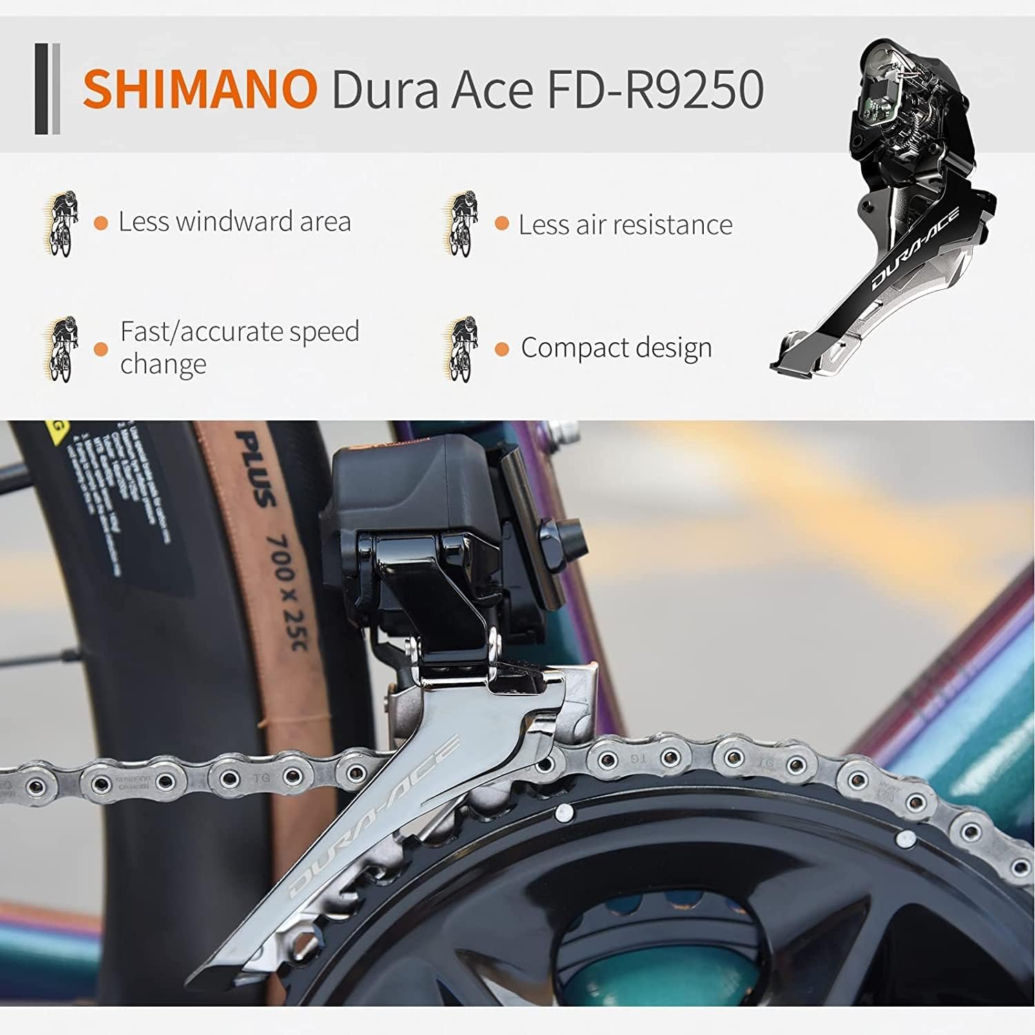 SAVADECK Bicicleta de carretera de carbono